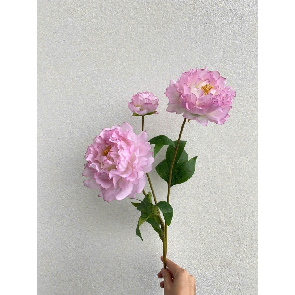 Lifelike Double Peony Silk Flower Stem | EternalBloom