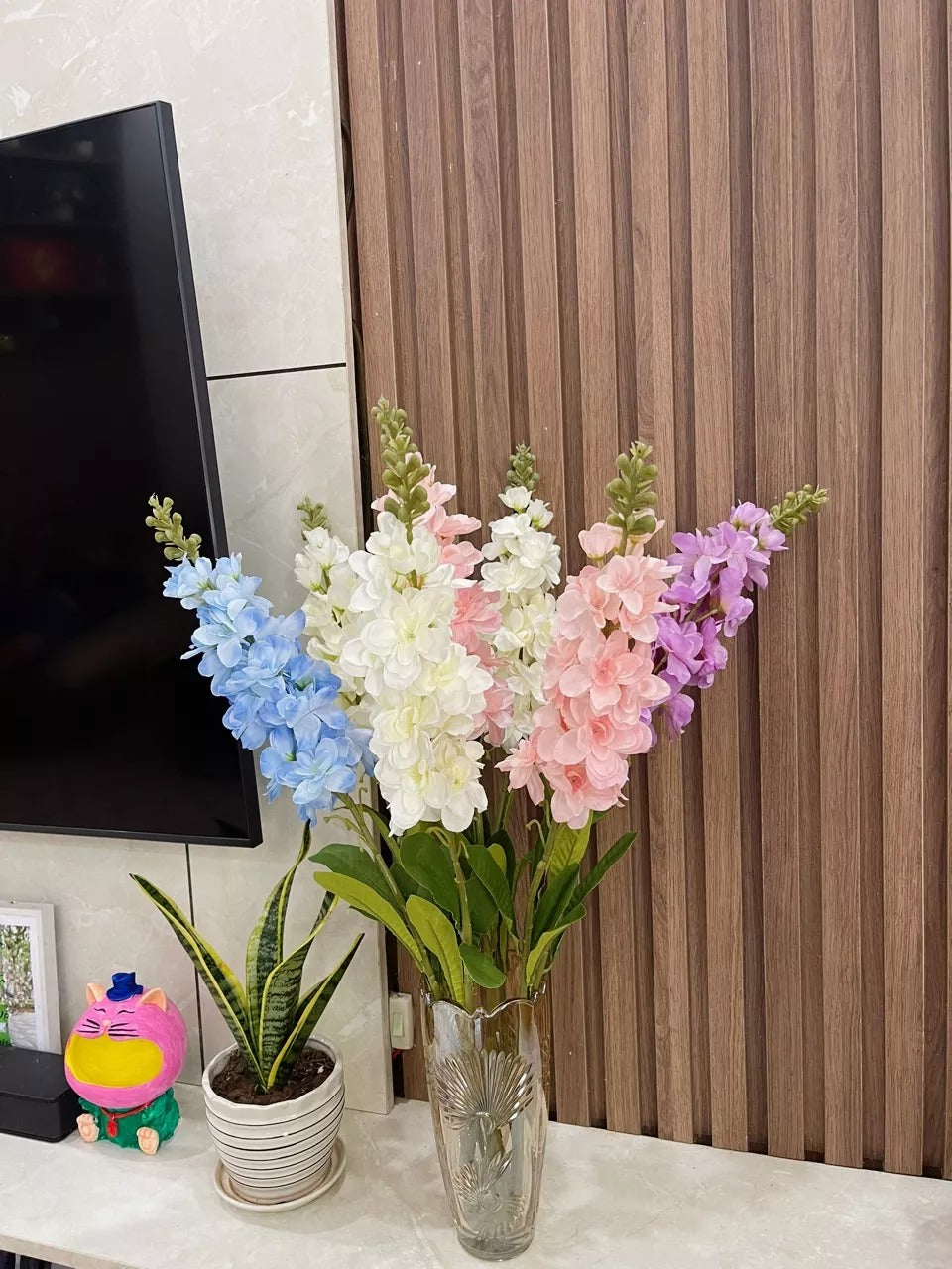 Premium Silk Delphinium Flower Stem | EternalBloom