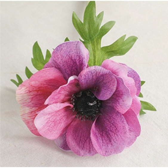 Lifelike Silk Anemone Flower Stem | EternalBloom