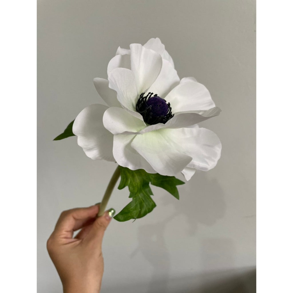 Lifelike Silk Anemone Flower Stem | EternalBloom