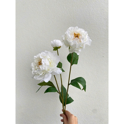 Lifelike Double Peony Silk Flower Stem | EternalBloom