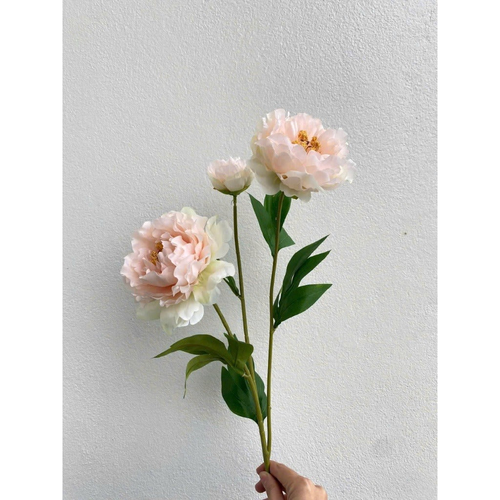 Lifelike Double Peony Silk Flower Stem | EternalBloom