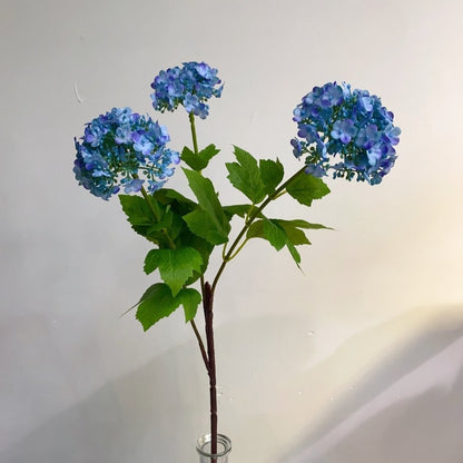 Real-Touch 3-Head Silk Hydrangea Flower Spray
